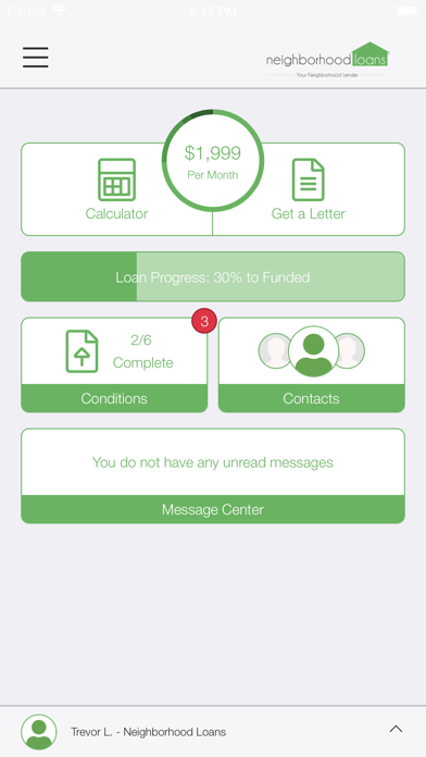 Neighborhood Loans Screenshot