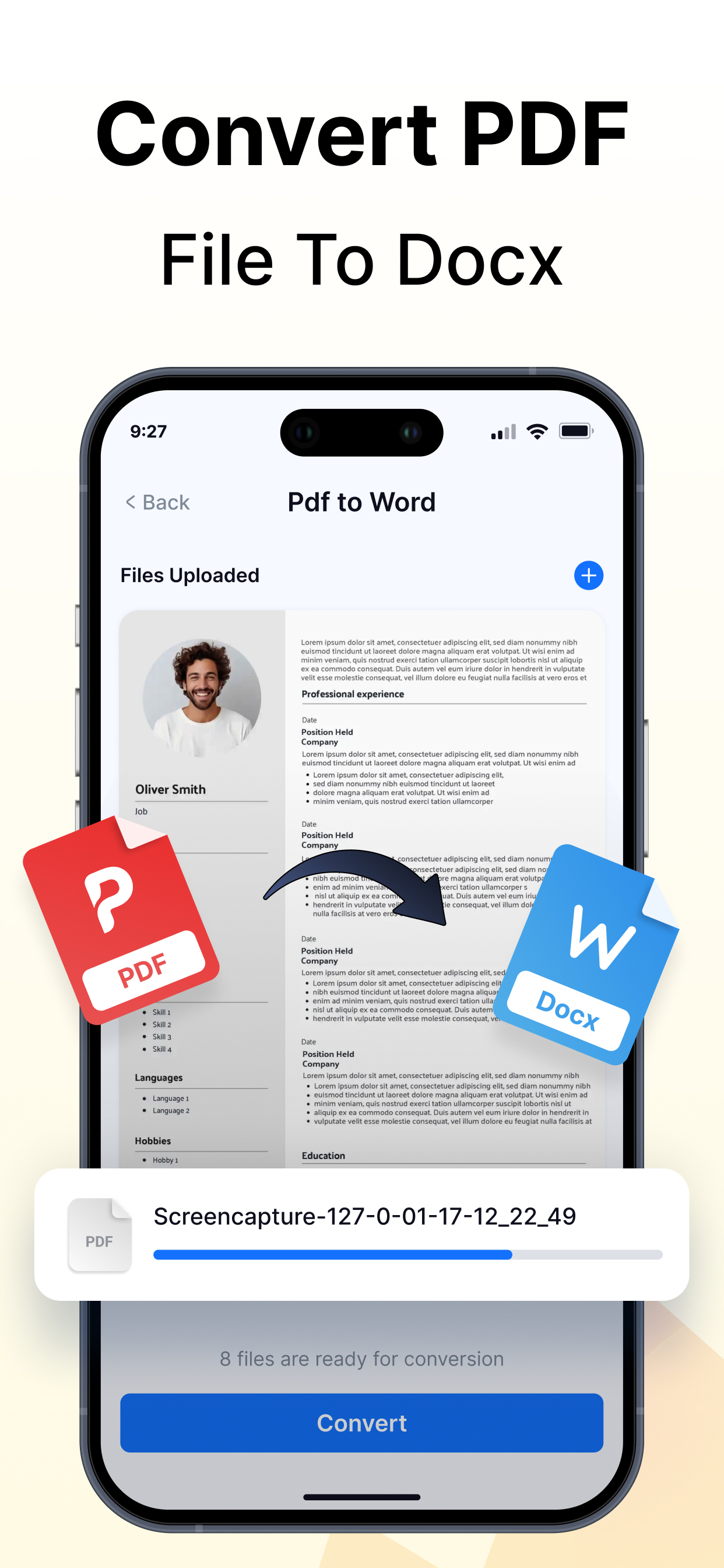 PDF to Word & PDF Converter screenshot 3