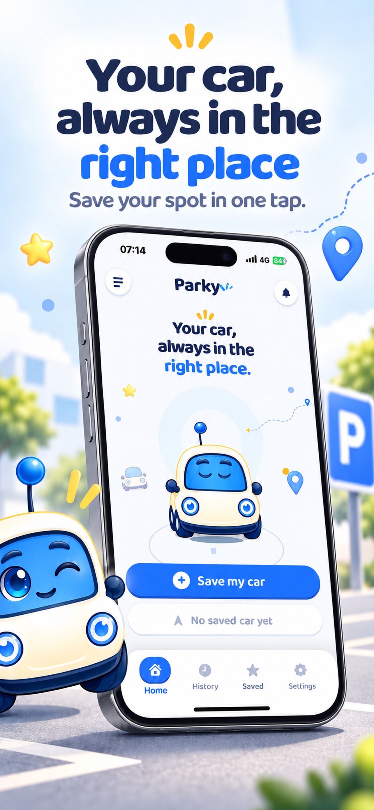 Screenshot 1 of Parky: Where Did I Park