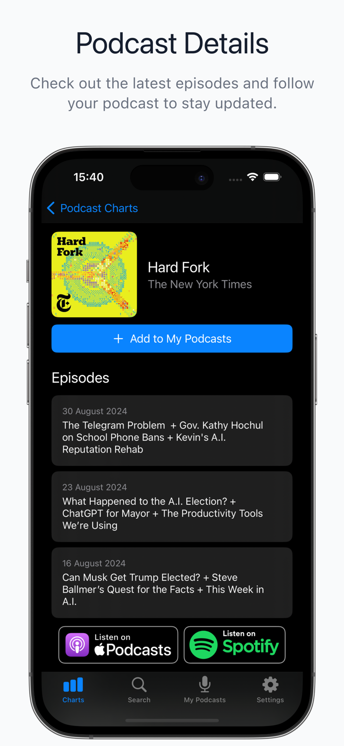 Podcast Charts - Podash
