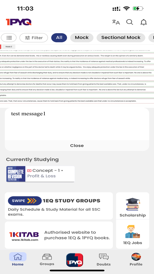 #3. 1PYQ (iOS) 由: 1EQ Edutech Private Limited