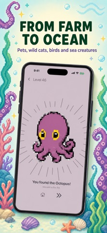 Pixel Ark: 3D Puzzle Animals iPhone screenshot