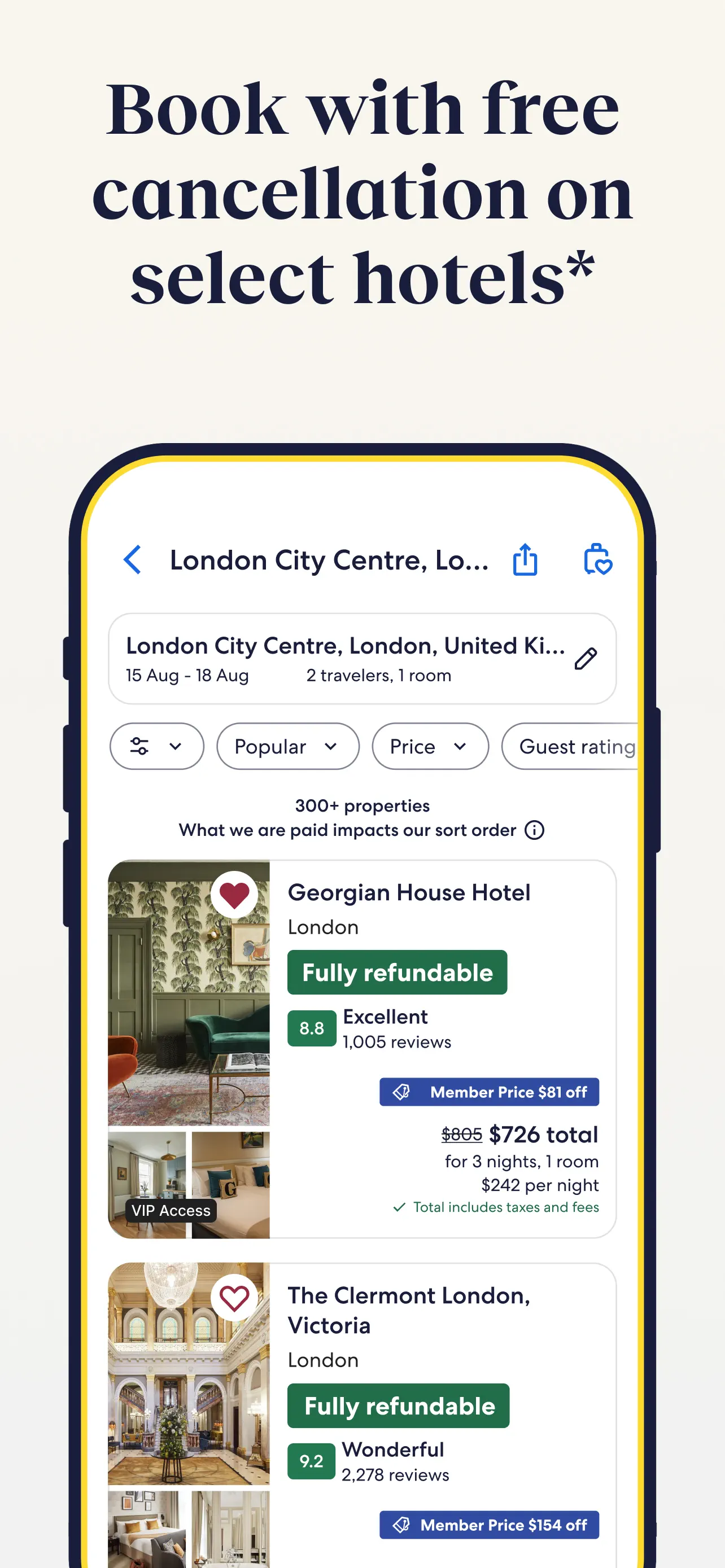 Expedia screenshot 7