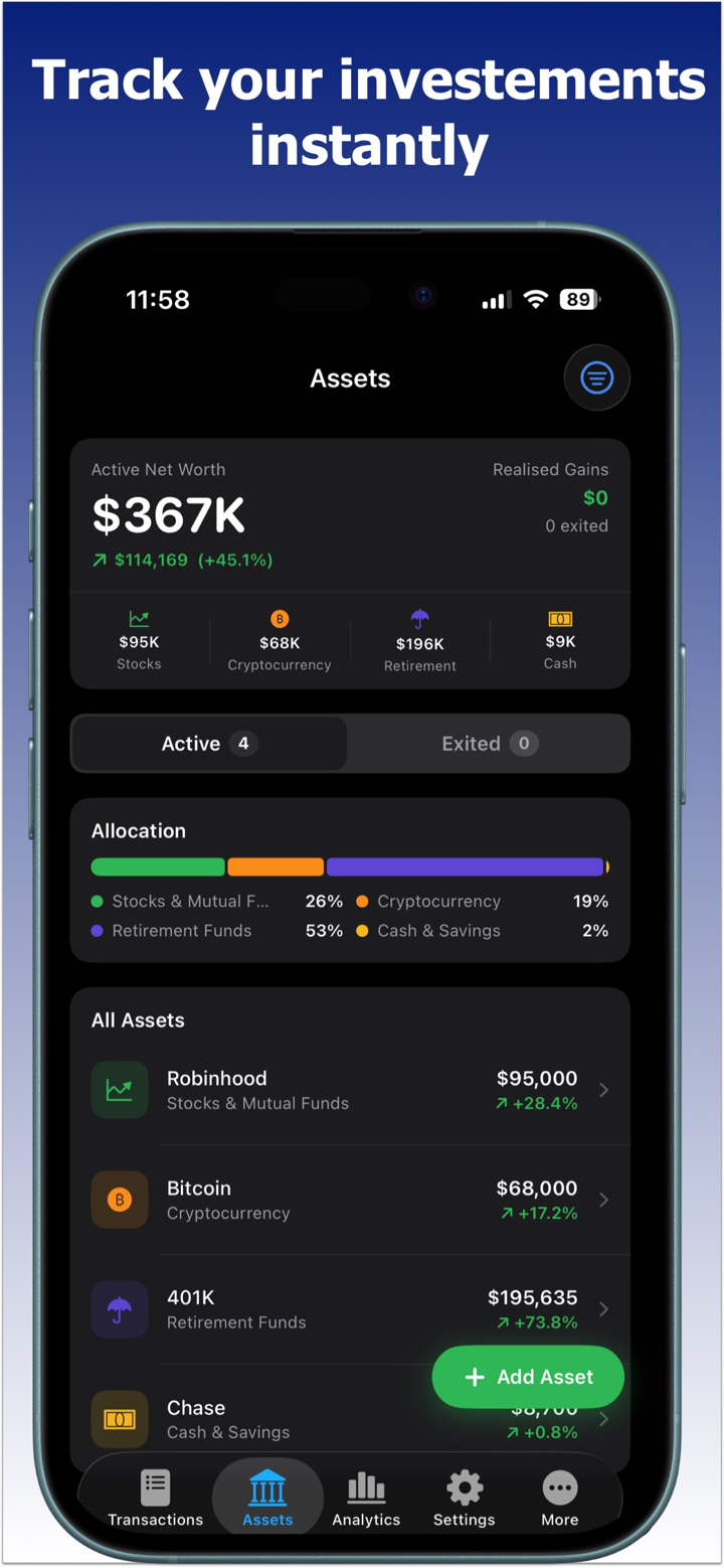 Flexi Expense Tracker : Budget screenshot 2