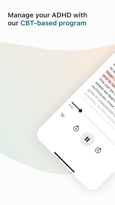Inflow: ADHD CBT-based program iPhone screenshot 5 - Health & Fitness app