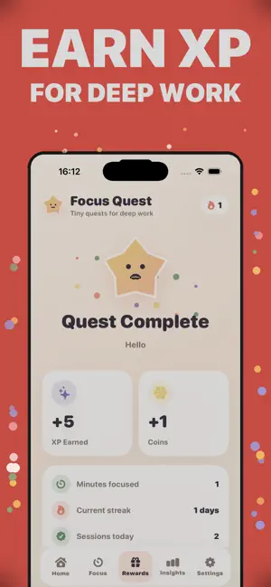 Focus Quest: Deep Work Timer screenshot 3