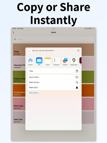 Color Finder ™ iPad screenshot