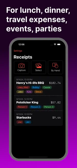 Checkparty Split the Bill Tool screenshot 4