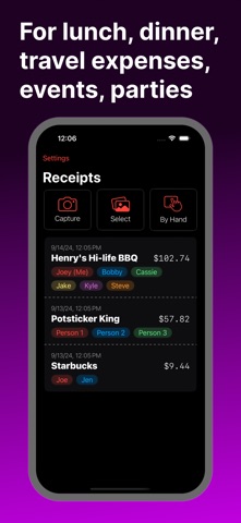 Split the Check Receipt Tool Screenshot 4 of 6