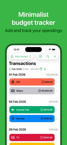 BudgetNotes Screenshot 1 of 10