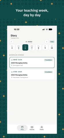 Course Management System screenshot 3