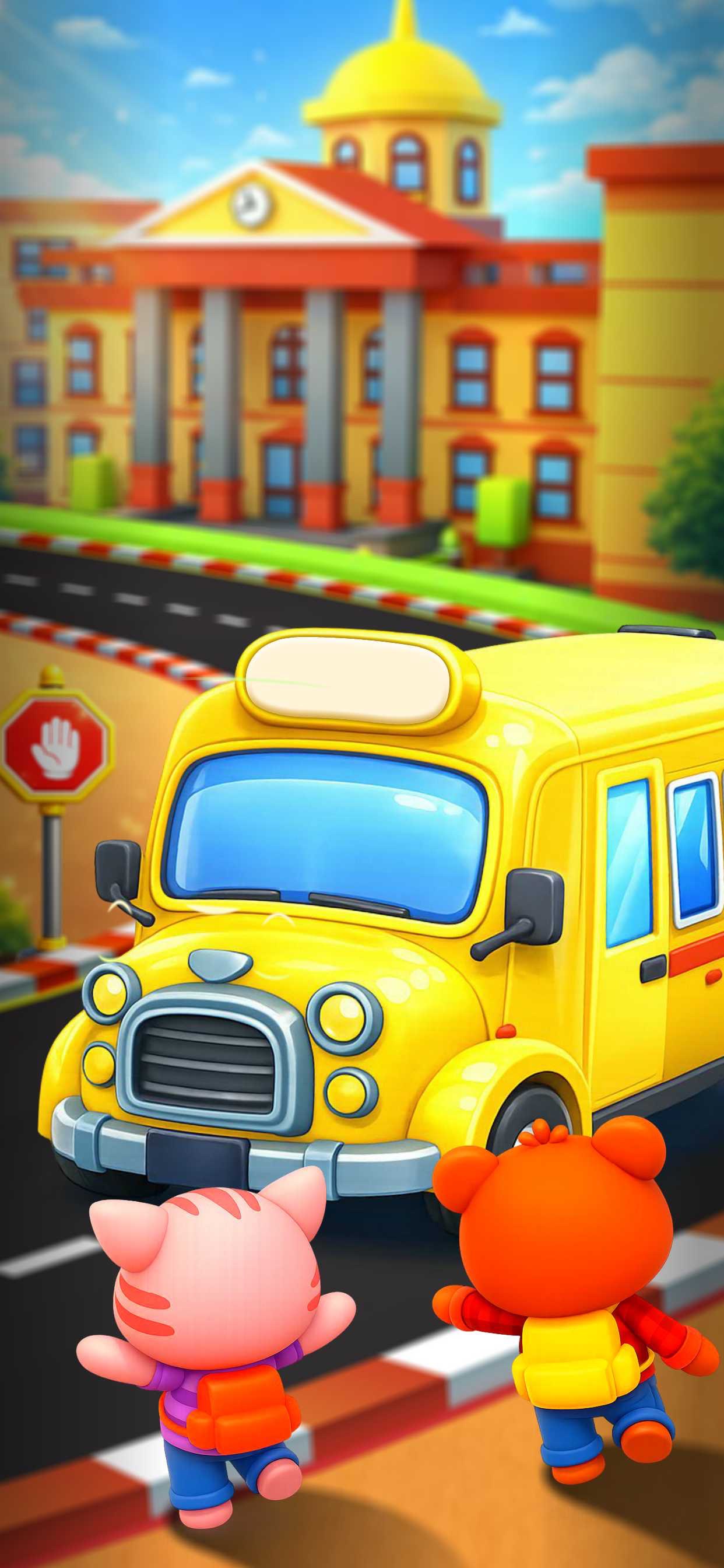 Screenshot 4 of School Bus Simulator for Kids