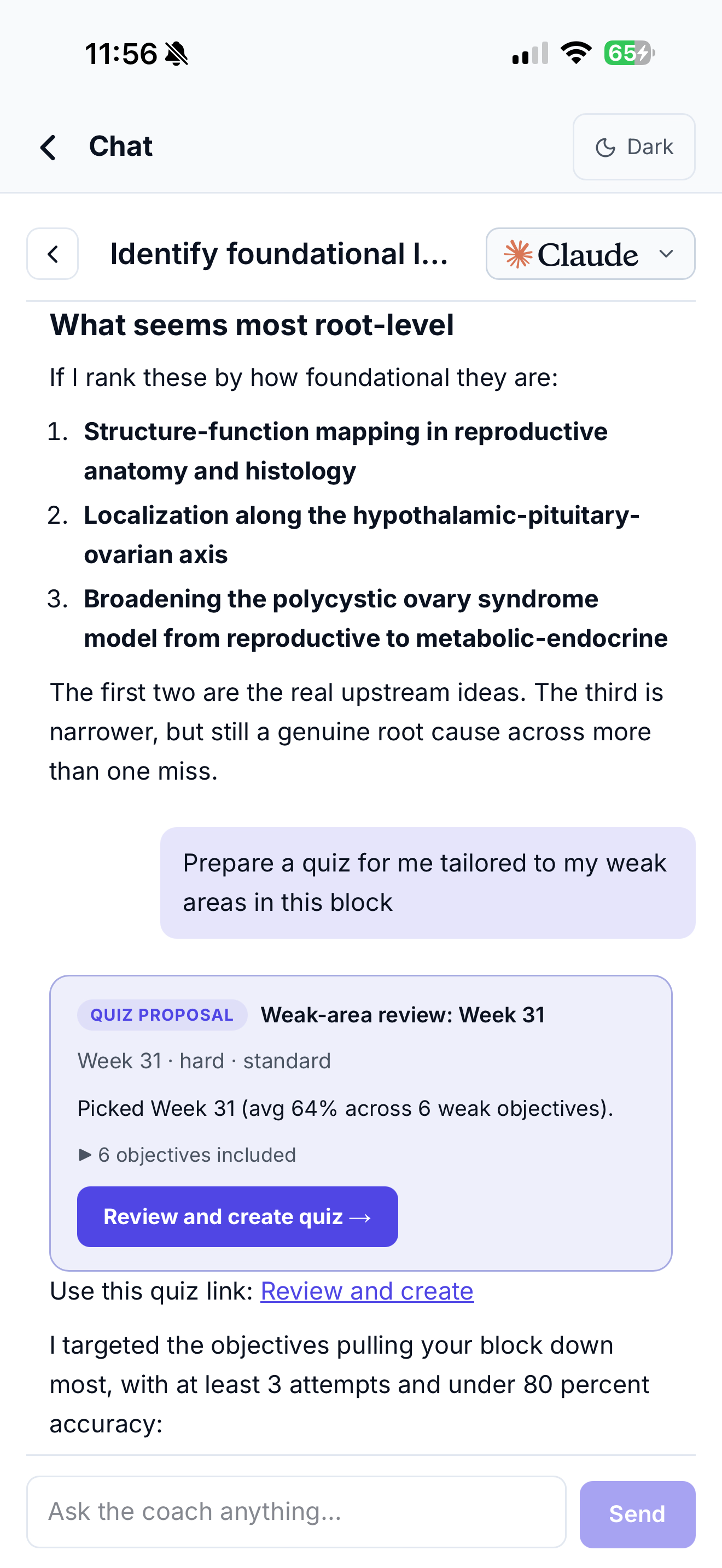 POMQuiz screenshot 2
