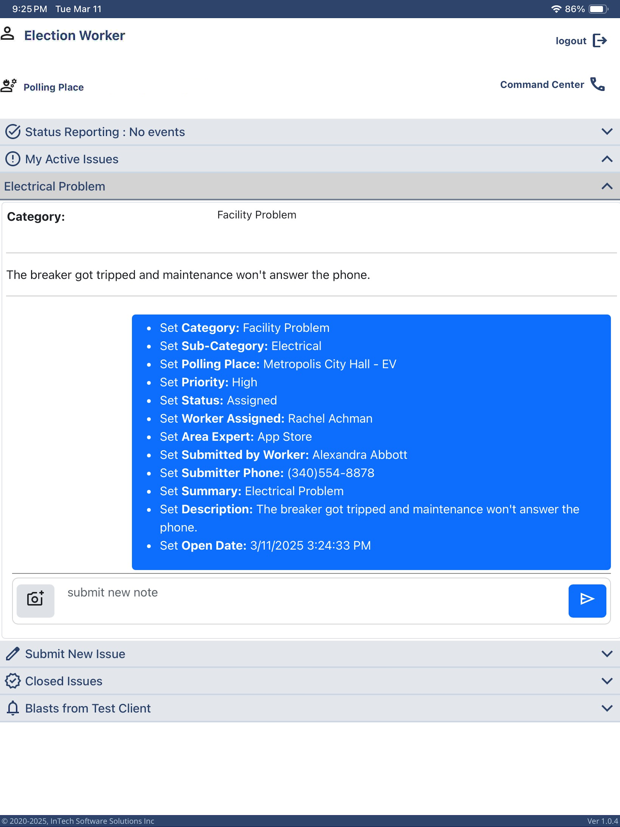 Modus Poll Worker screenshot 4