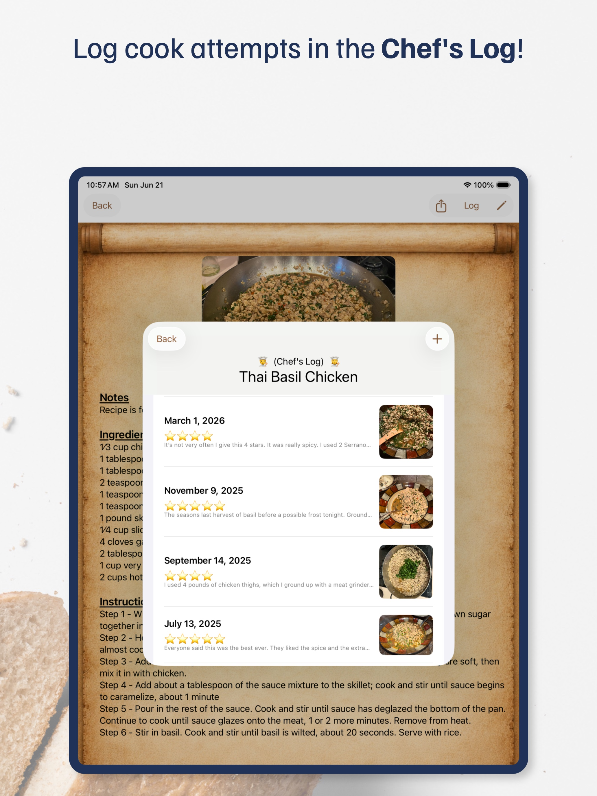 Recipe Chest & Log screenshot 11