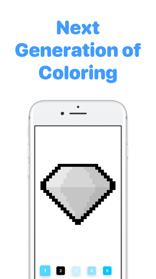 #6. Pixel Me - Colour by Numbers (iOS) Podle: Dzmitry Yurkouski