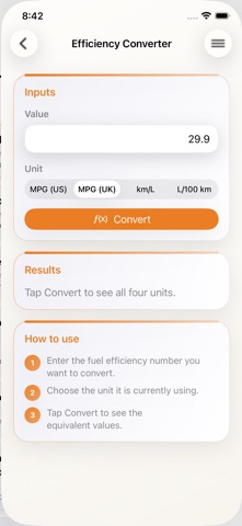 Roadtrip: Fuel & Trip Planner iPhone screenshot