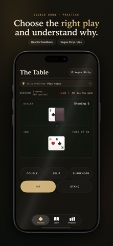 Double Down: Blackjack Trainer Screenshot 1 of 7