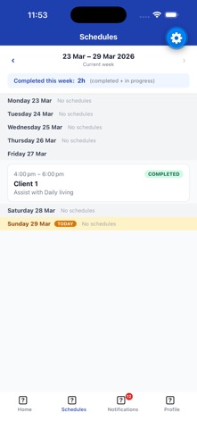 DutyBoard screenshot