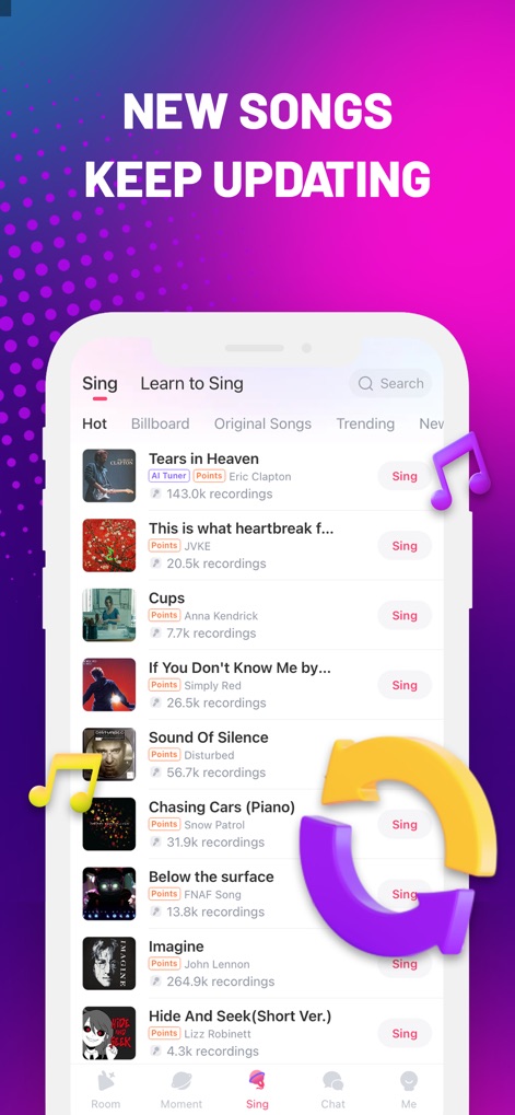StarMaker-Sing Karaoke Songs - Dynamic Song Library