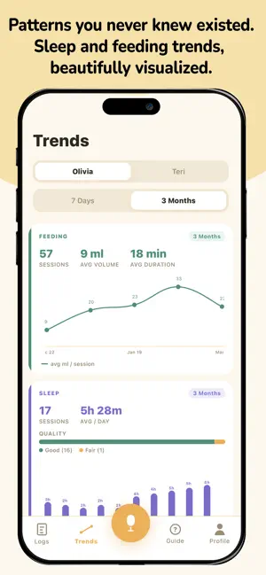 Nurvo - AI Voice Baby Tracker screenshot 4