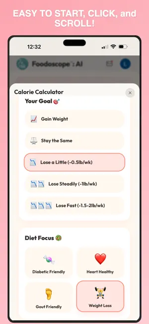 Foodoscope: AI Food Tracker screenshot 2