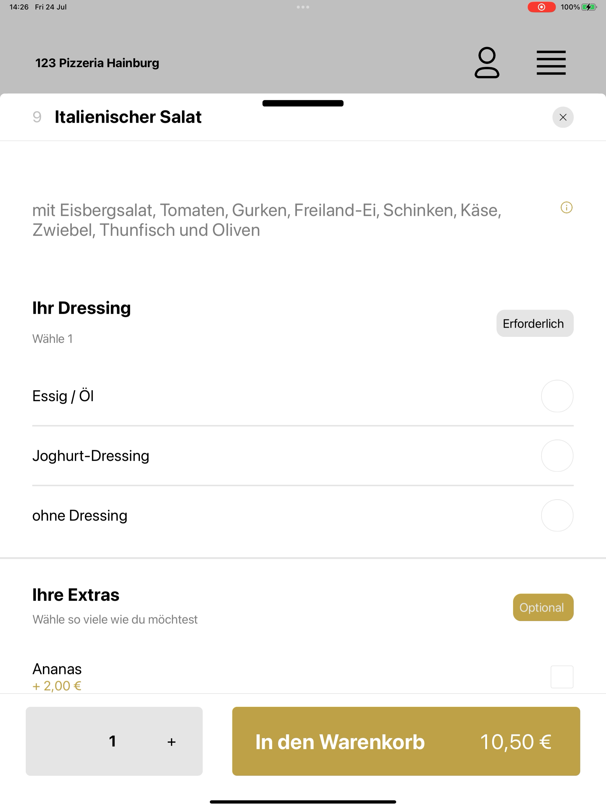 123 Pizzeria Hainburg screenshot 16