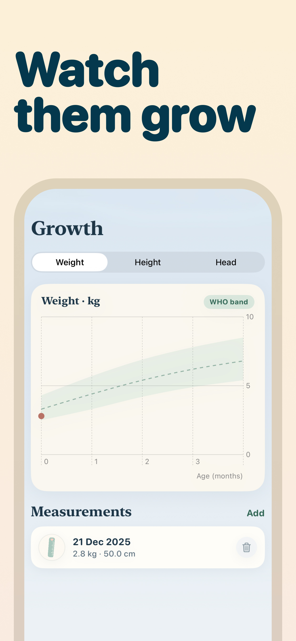 Baby Log - Growth Tracking screenshot 5