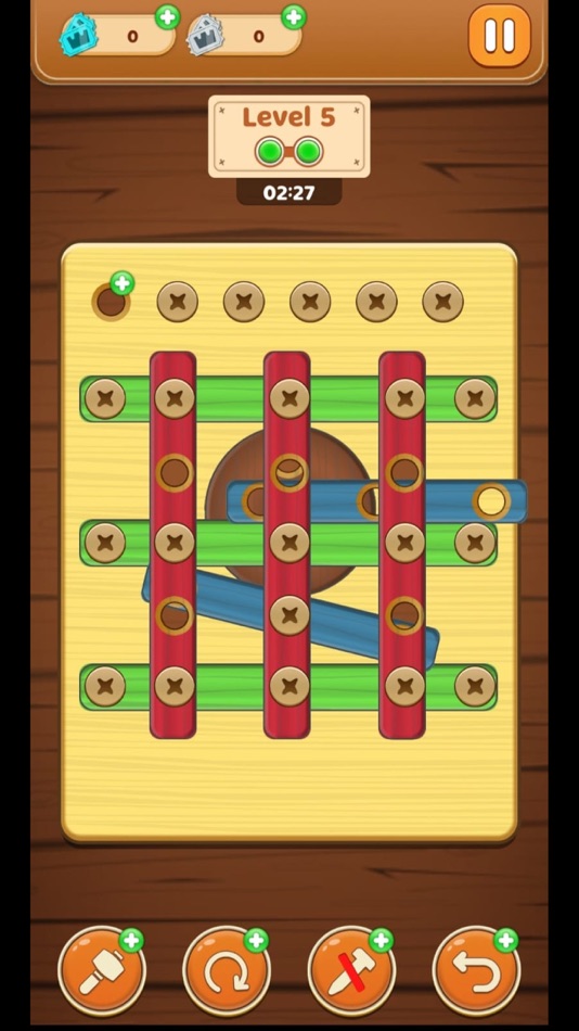 Unscrew Pin Wood Puzzle Master - 1.05 - (iOS)