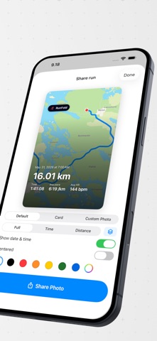 RunFold - Run Tracker & Log iPhone screenshot