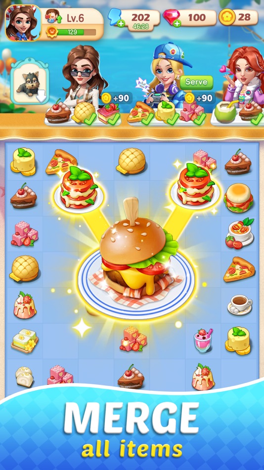 #1. Master Chef - Match & Merge (iOS) By: Aidian Network