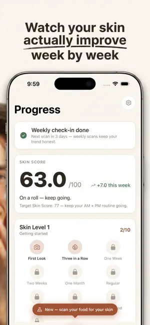 Facet: AI Skin Scan & Coach screenshot 4
