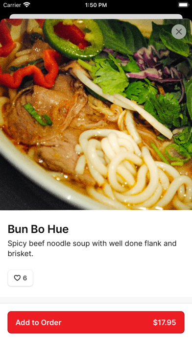 Pho 78 Vietnamese Restaurant iPhone screenshot 4 - Food & Drink app