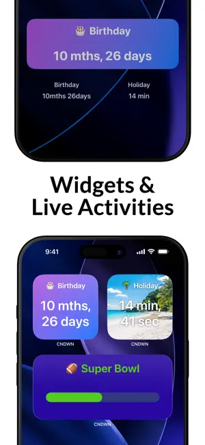 CNDWN – Countdown Timer Widget screenshot 2