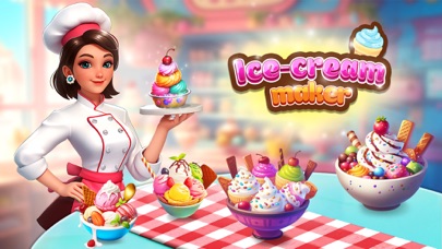 Cone Ice Cream Maker Food Game Screenshot