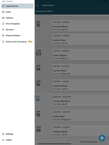 ProFile Aesthetic Management iPad screenshot