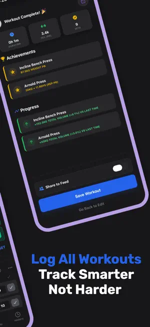 RepLog: Gym Workout Tracker screenshot 2
