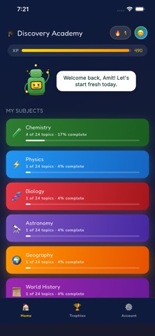Discovery Academy: STEM Quiz screenshot 1