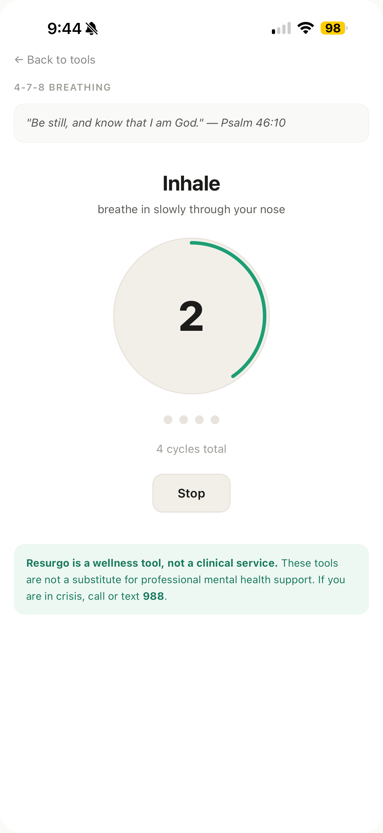 Resurgo Student Wellness screenshot 4