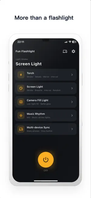 Fun Flashlight: Strobe Party screenshot 1
