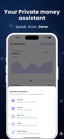 Expense Easy: AI Money Tracker screenshot