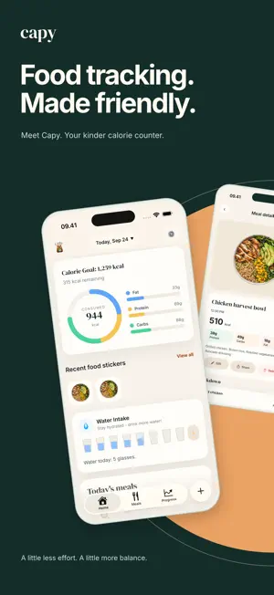 Capy Food Journal screenshot 1