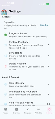 HoiiiBits: Habits screenshot