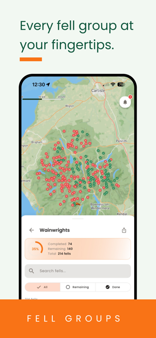 Trailwise: Fell & Peak Bagging Screenshot 2 of 9
