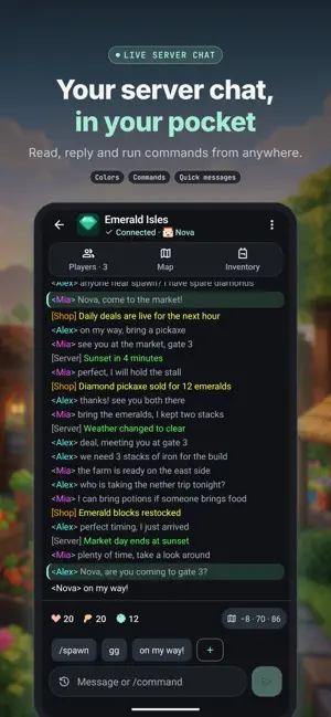 Chatstone: Server Chat screenshot 2
