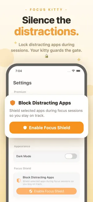 Focus Kitty: Pomodoro Timer screenshot 2