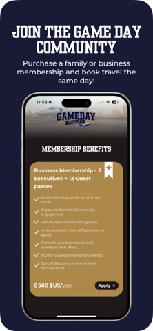 Game Day Private Jets screenshot