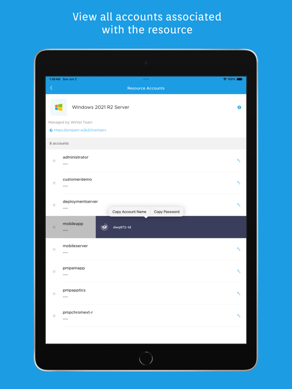 Screenshot #5 pour ManageEngine PAM360
