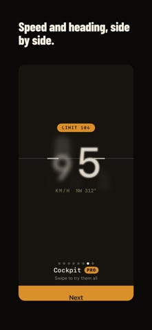 Roadmeter: GPS Speedometer HUD Screenshot 7 of 8