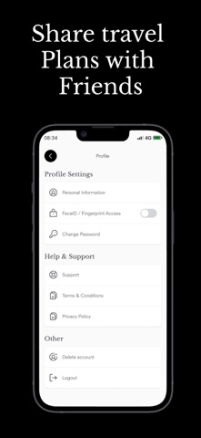 SAFARI FRANK Travel App screenshot